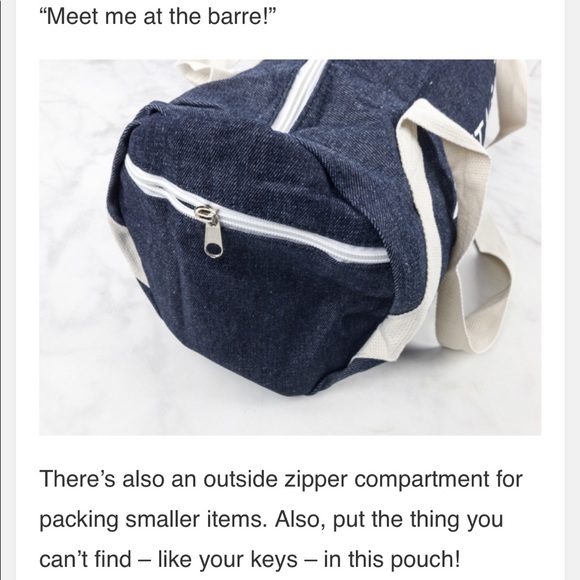 ♡PrivateParty♡ Gym Bag - Picture 6 of 9